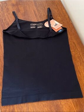 Women's Black Stretch Cami Tank Top